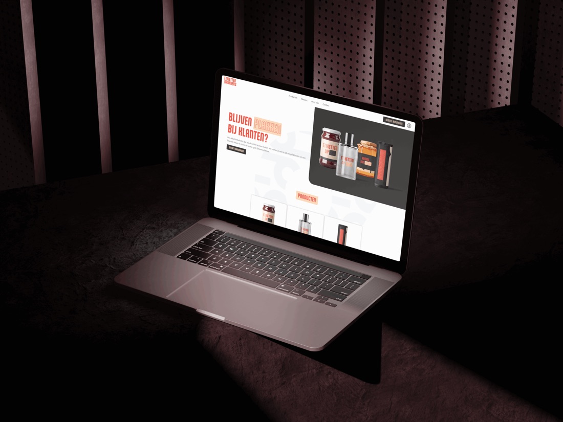 Nieuwe webshop met eigen fotografie: Etikettendrukkers.nl
