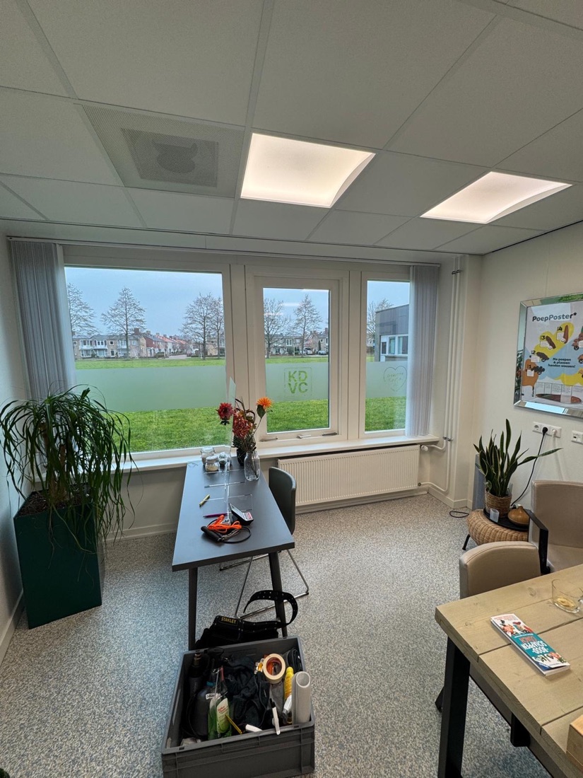 Stijlvolle privacy met glasfolie: Karla Dijkstra Voedingscoach