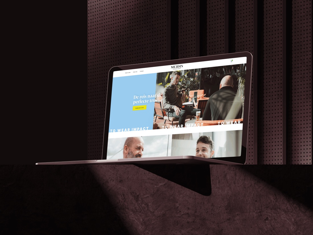 Duurzame truien, frisse webshop: Meedin