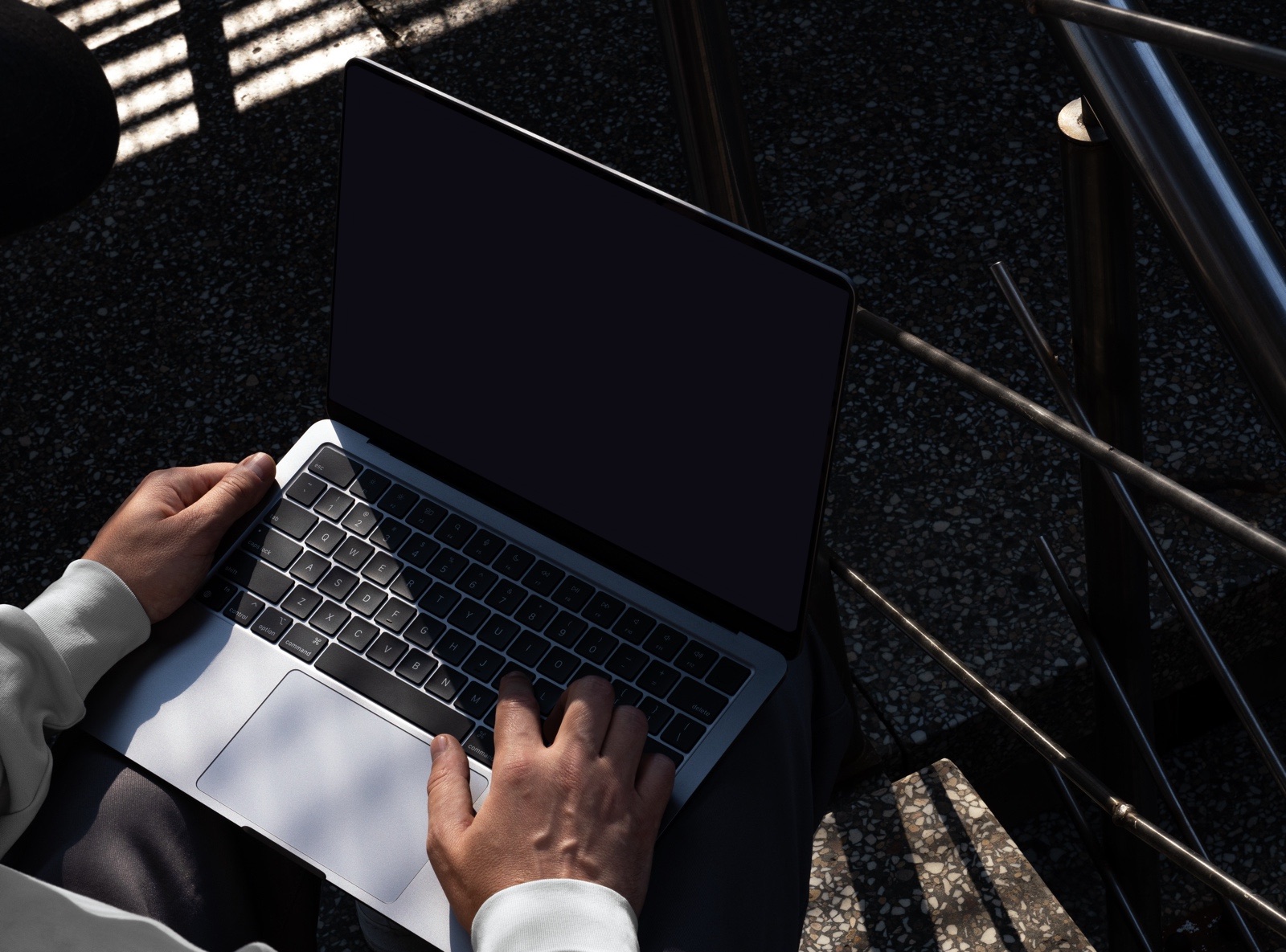 Laptop met een website gemaakt door Refresh
