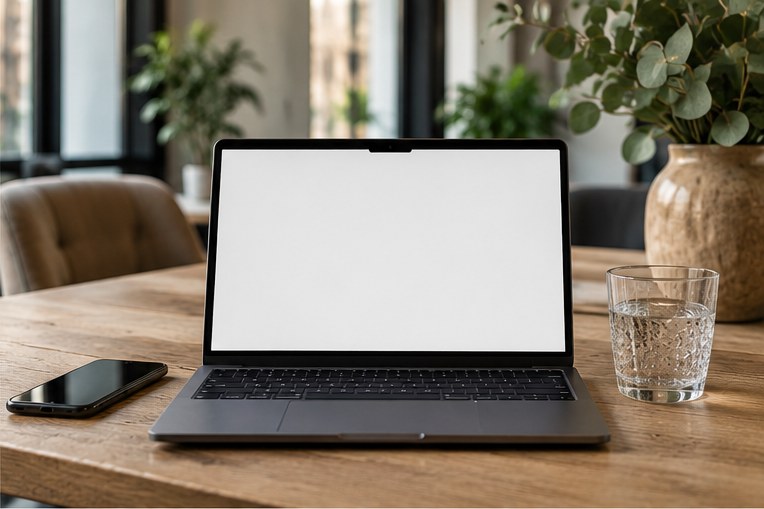 Website van Lions NOF op een laptop